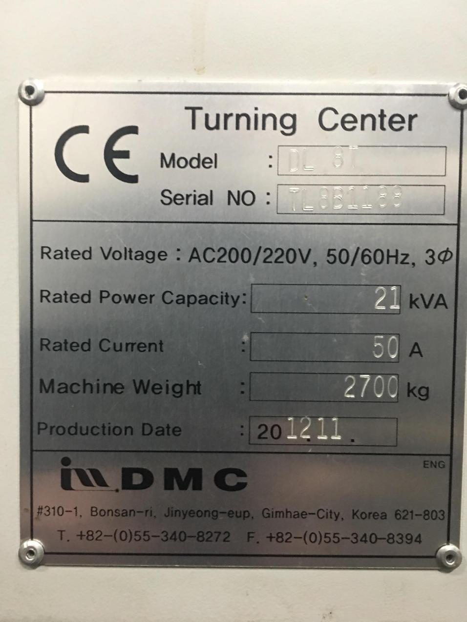 CNC LATHE DMC DL-8T 8