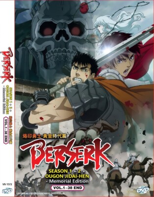 DVD ANIME BERSERK Season 1~3 Complete Series Vol.1-38 End English Dubbed All Reg