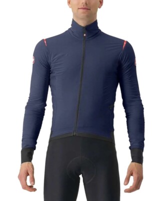 Castelli Alpha Flight RoS Jacket - Men's Blue/Red, XL NEW NWT