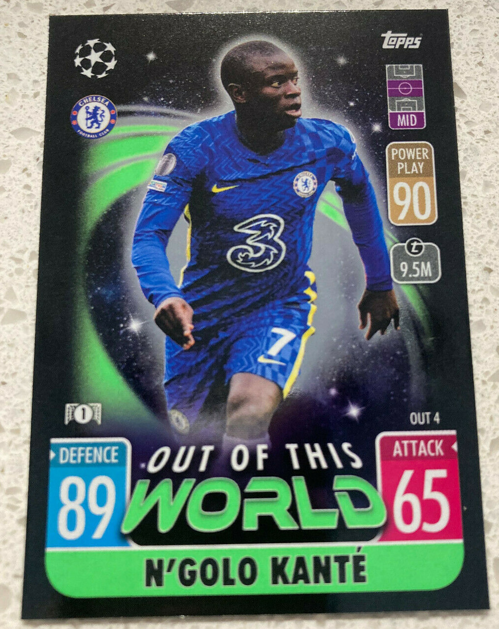 『スタジアムで購入』Chelsea 2018シーズンKanté 背番号7 新品 2018-19 Chelsea Authentic Home Shirt Kante #7 (S)
