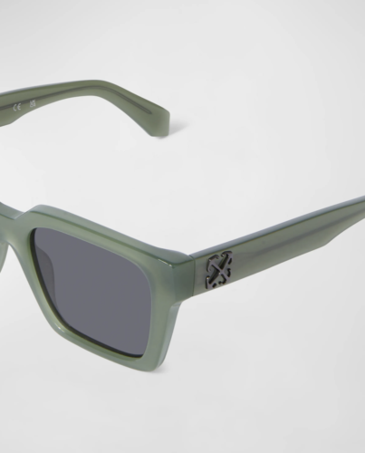 Pre-owned Off-white Oeri111s24pla0015707 Branson Olive Sunglasses In Ivory
