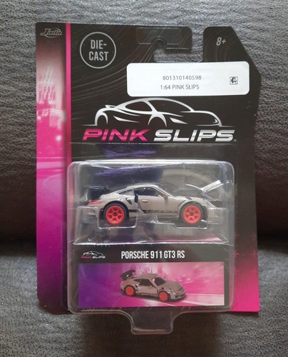 希少 JADA TOYS PINK SLIPS ポルシェ 911 GT3 RS Jada Pink Slips Porsche 911 GT3 RS Toy Vehicle 1:18 Scale
