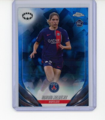 2023-24 TOPPS CHROME SAPPHIRE WOMENS UEFA CHAMPIONS LEAGUE KORBIN ALBERT #91