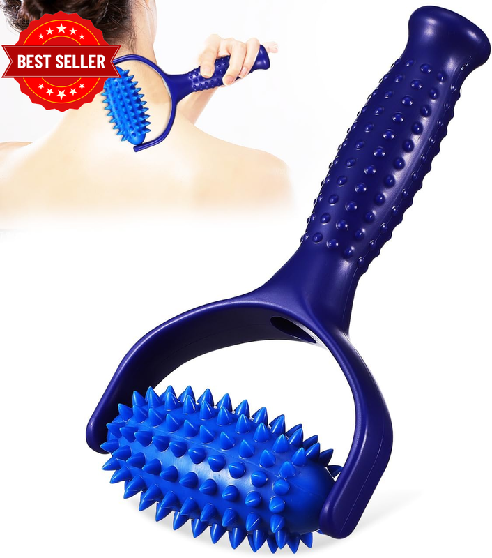 Massage Stick Roller 7.80 Inch Manual Handheld Massager for Neck Back Legs Muscl