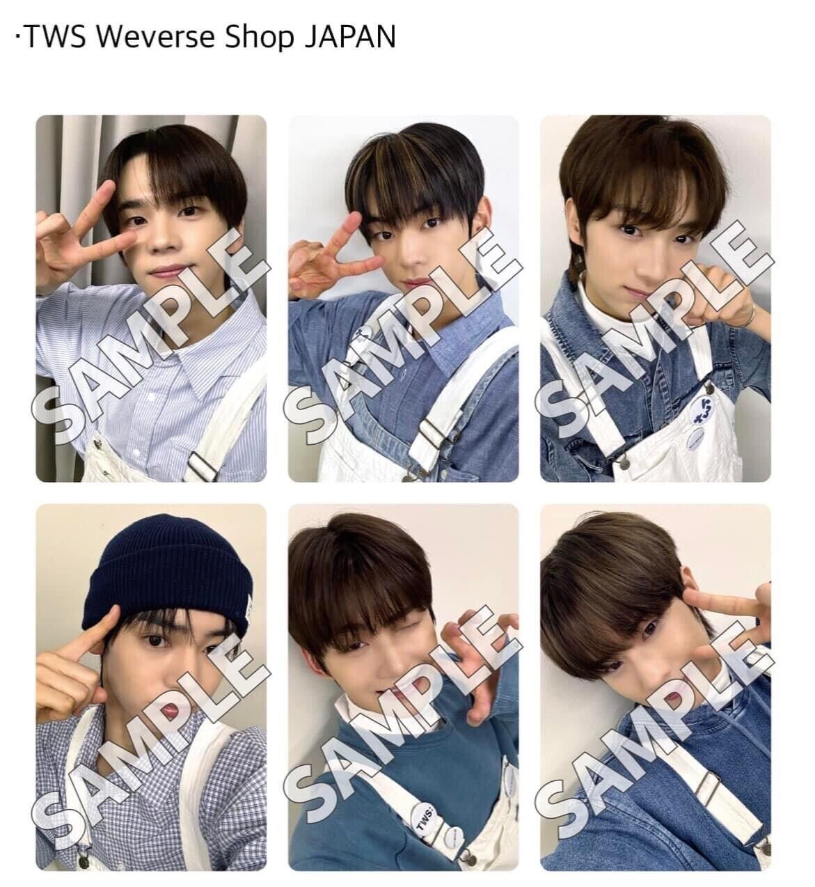TWS SPARKLING BLUE Weverse shop Japan Lucky Draw phototocard TWS SPARKLING BLUE Weverse shop Japan Lucky Draw phototocard