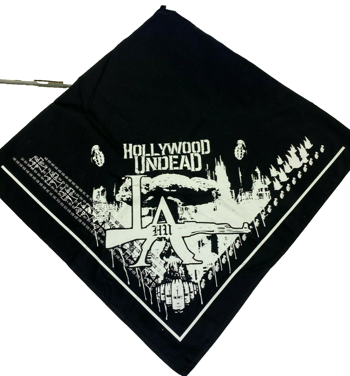 Hollywood Undead LA HU Bandana Paisley Face Mask Head Wrap Scarf Mouth Cover