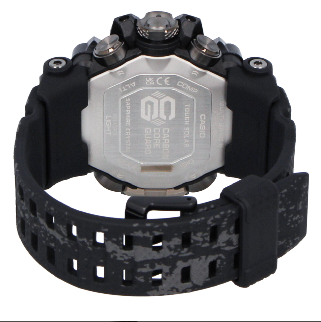 Pre-owned Casio Authentic  G-shock Mad Master Radio Controlled Gwg-2000cr-1ajf Solar Qu... In Dial Colors: Black Band Color : Black