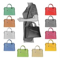 ITAL DAMEN LEDER TASCHE Shopper Schultertasche Umhängetasche Hobo Crossover Bag