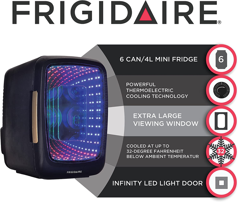 Mini Refrigerator for Gaming Room Light Up Mini
