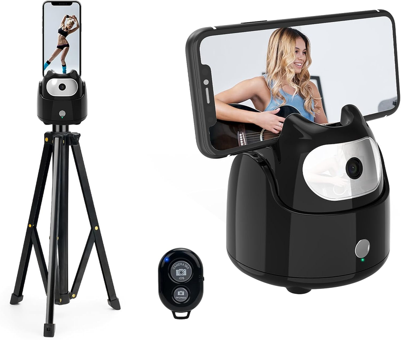 Auto Face Tracking Phone Holder Suit 360 ° Rotation Tracking Pan Tilt Telescopic