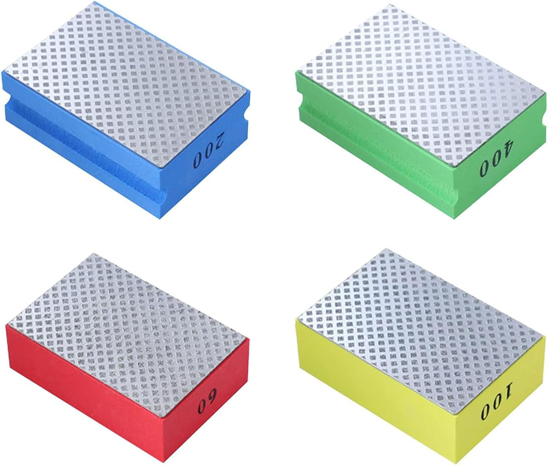 Diamond Hand Polishing Pads for Stone, Tile and Glass, High-Strength Abrasive We