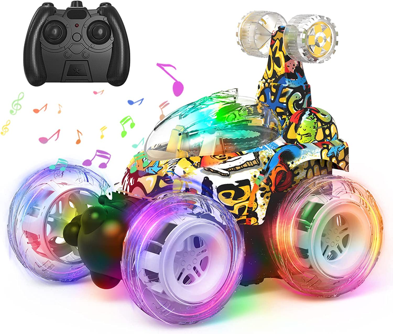 Invincible 360°rolling Twister With Colorful Lights & Music Switch,