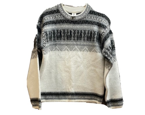 Kuri artesanias Alpaca hand knit heavyweight sweater great Kuri artesanias Alpaca hand knit heavyweight sweater great