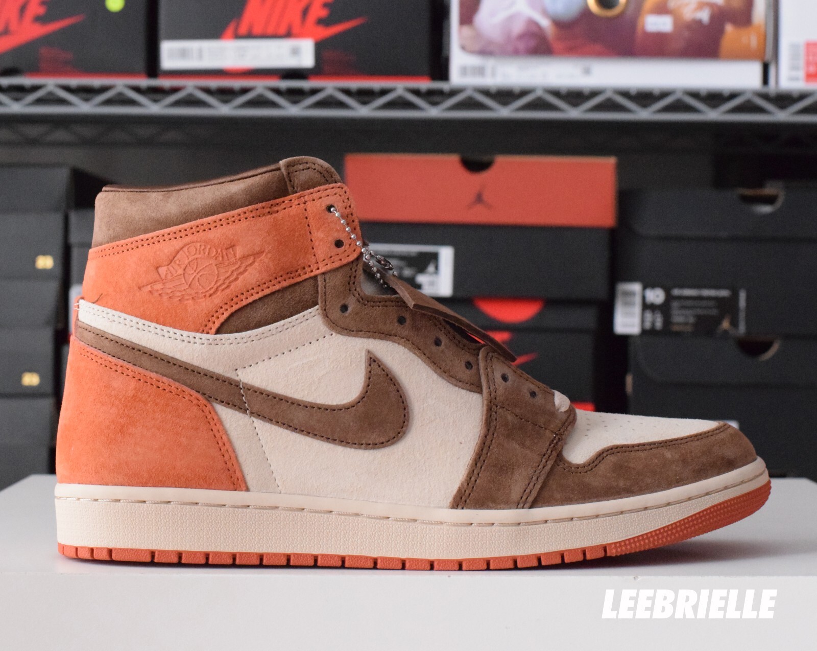 Pre-owned Jordan Fq2941-200 - Wmns Air  1 Retro High Og Sp Dusted Clay Cacao Wow In Multicolor