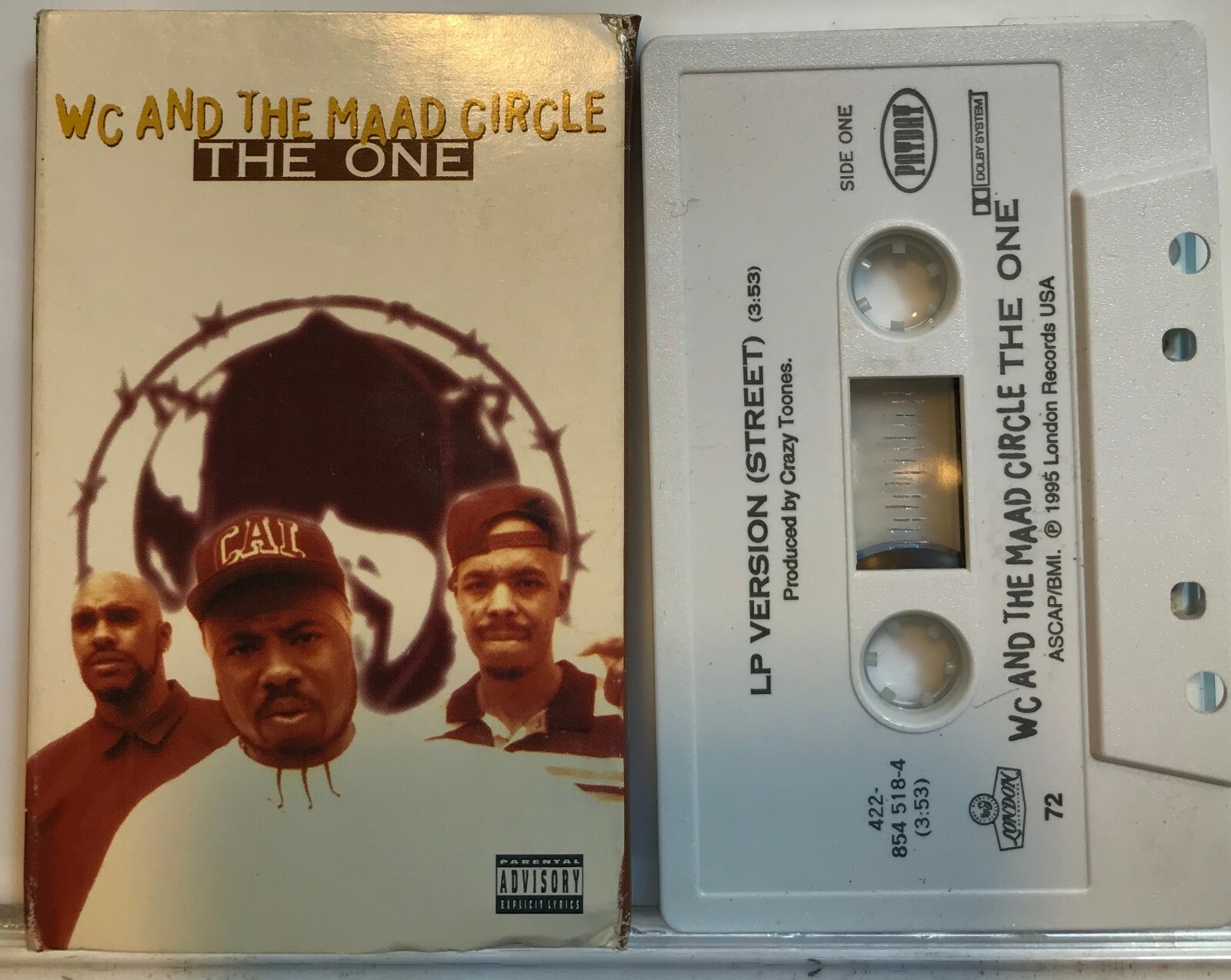 WC And The Maad Circle ‎– The One (Audio Cassette Tape