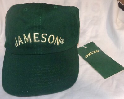 Jameson Irish Whiskey Golf Hat...Green...Baseball Style...NEW