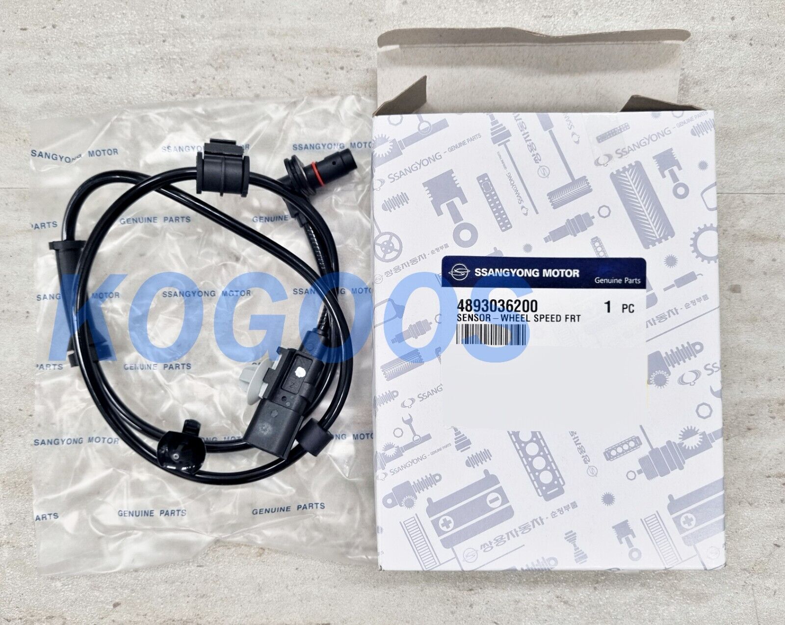 Genuine Front Wheel Speed Sensor #4893036200 for REXTON G4, MUSSO +P/TIME 4WD | eBay Genuine Front Wheel Speed Sensor #4893036200 for REXTON G4, MUSSO +P/TIME 4WD | eBay
