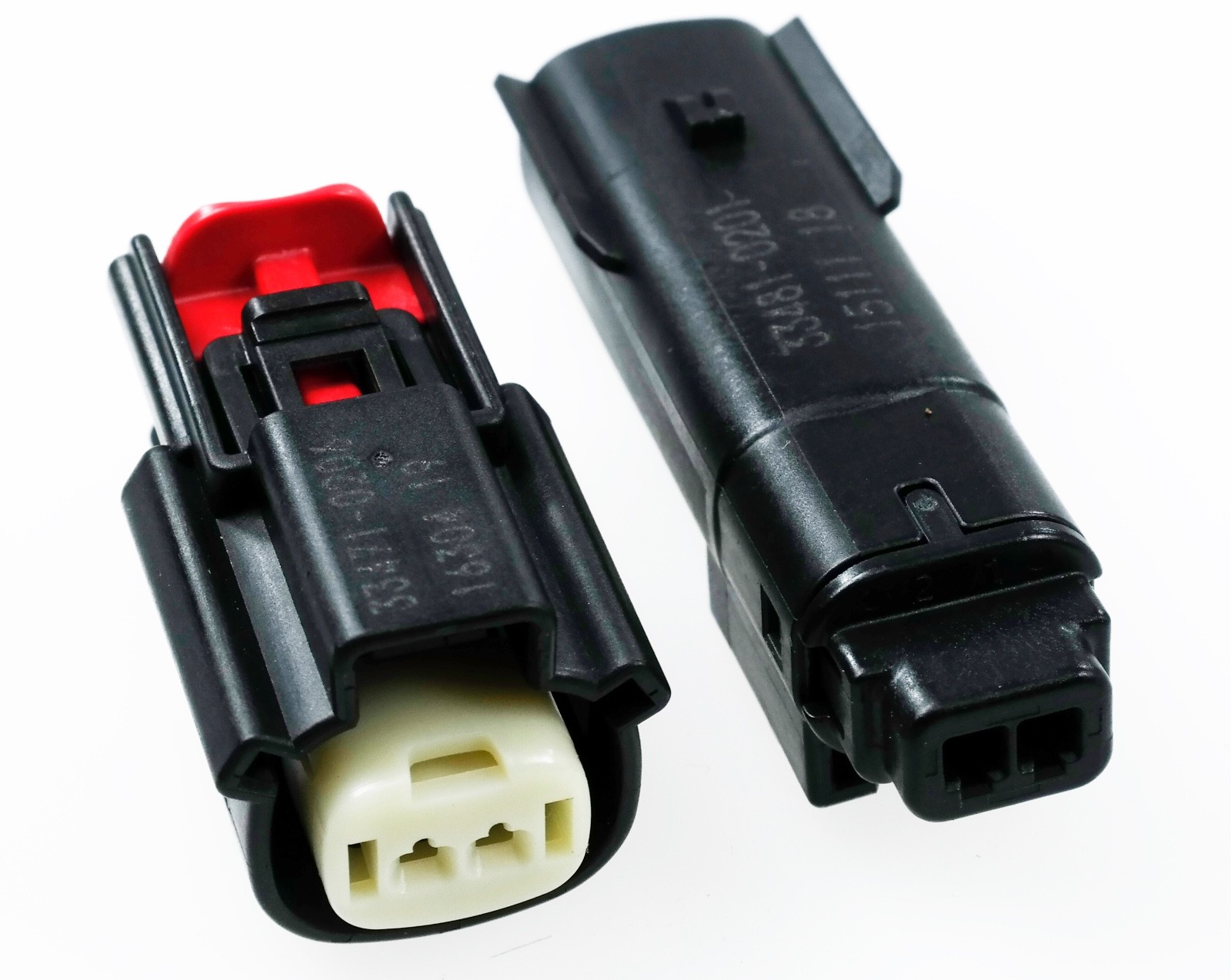 Molex 2 Pin Wire Connector, Harley BLACK Waterproof, Sealed Kit, MX150™ w/CPA