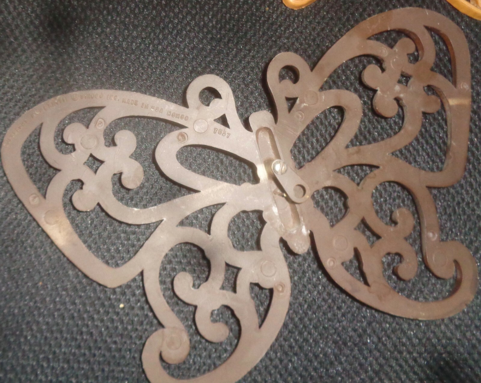 3 Vintage 1978 Homco Home Interior Syroco Butterflies Wall Plaque