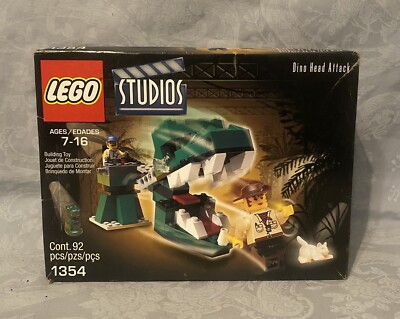NEW Lego 1354 Studios Dino Head Attack 92 Pieces