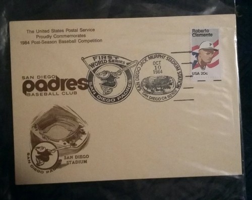 San Diego Padres 1984 World Series  & 1984 National League Playoffs Postal Cover
