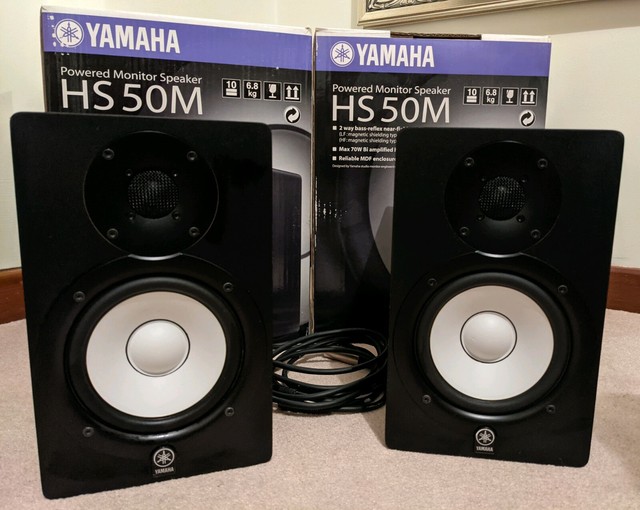 yamaha hs50m studio monitors