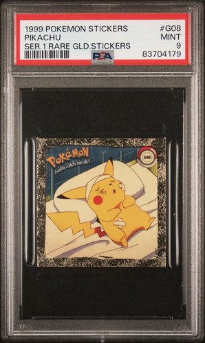 【PSA8】1999年　平成レトロ　シールダスピカチュウ PSA8】1999年 平成レトロ シールダスピカチュウ - メルカリ