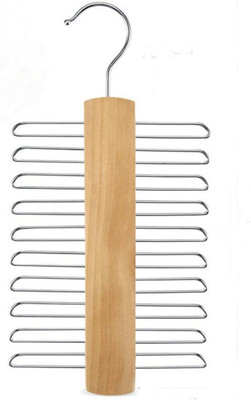 Tie Rack Hanger,Stocking Stuffers for Adults Men Teens,Premium Wooden Necktie an