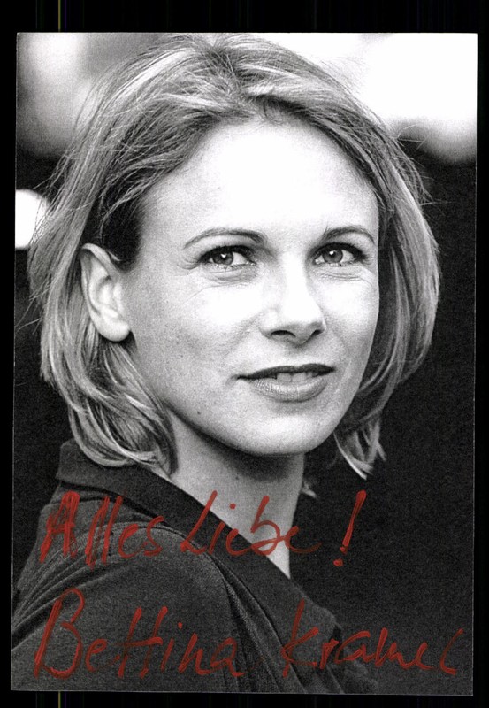 Bettina Kramel Autogrammkarte Original Signiert + F 12581