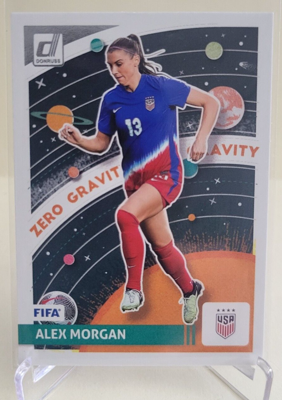 2024-25 PANINI DONRUSS ALEX MORGAN #10 ZERO GRAVITY SILVER 2024-25 PANINI DONRUSS ALEX MORGAN #10 ZERO GRAVITY SILVER