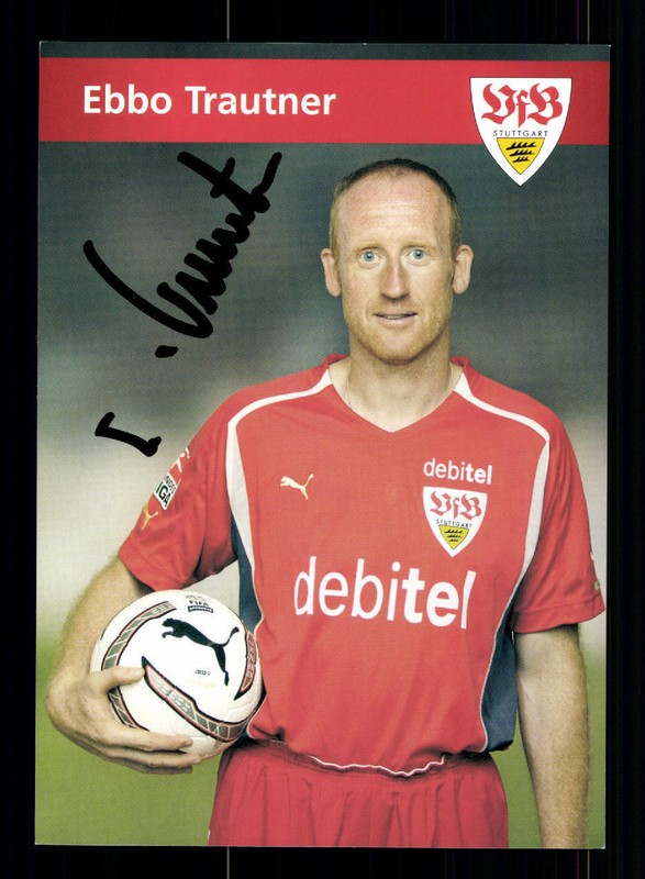 Ebbo Trautner Autogrammkarte Vfb Stuttgart 2004-05 Original Signiert + A 189943