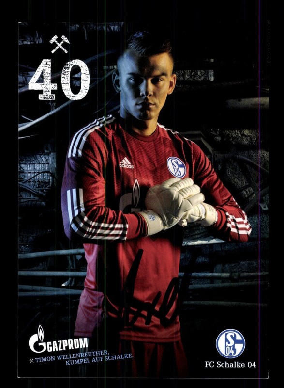 Timo Wellenreuther Autogrammkarte Fc Schalke 04 2014-15 Original Signiert