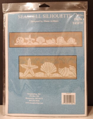 Imaginating SEASHELL SILHOUETTE Cross Stitch Kit 1965K Diane Arthurs Design NIP