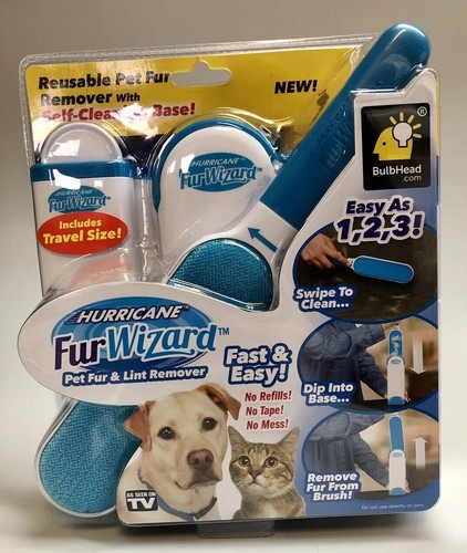 Hurricane Fur Wizard Pet Hair Remover & Lint Remover by BulbHead, Fur Remover
