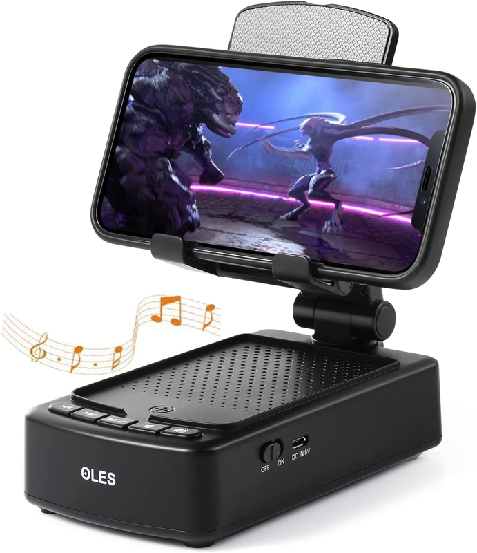 Gifts for Men, OLES Mobile Phone Stand with Bluetooth Speaker, Gifts for Him ...