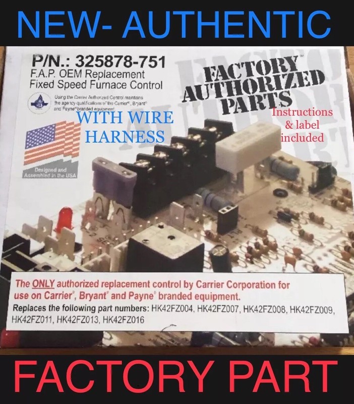 Payne OEM Replacement Furnace Control Board HK42FZ003