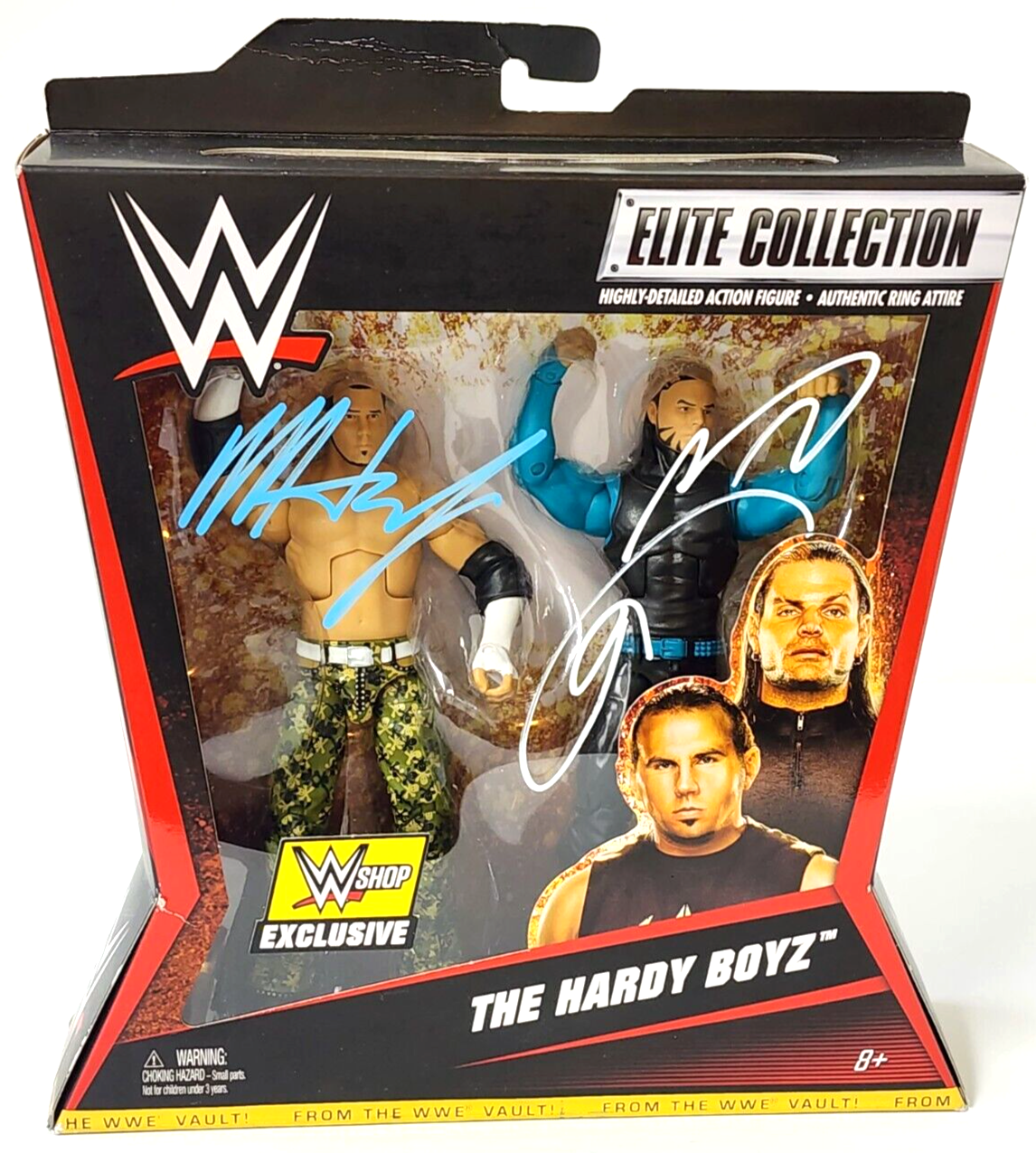 WWE 2017 Mattel Elite Collection Figures Dual SIGNED Matt Jeff