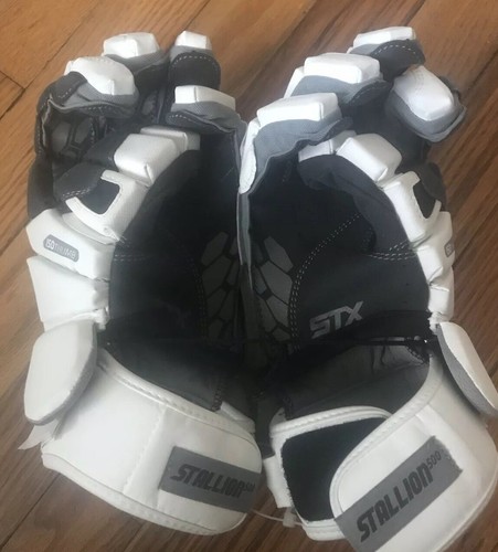 STX Stallion 500 Lacrosse Gloves - Never Used - White - 13” Large- Excellent