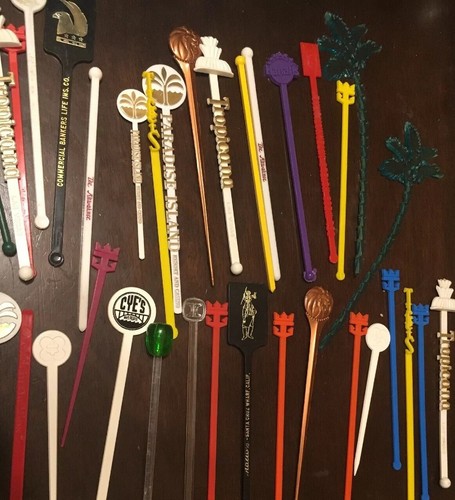 50+ Vintage Drink Stir Sticks from Casinos, Hotels & Restaurants (CA, NV & HI)