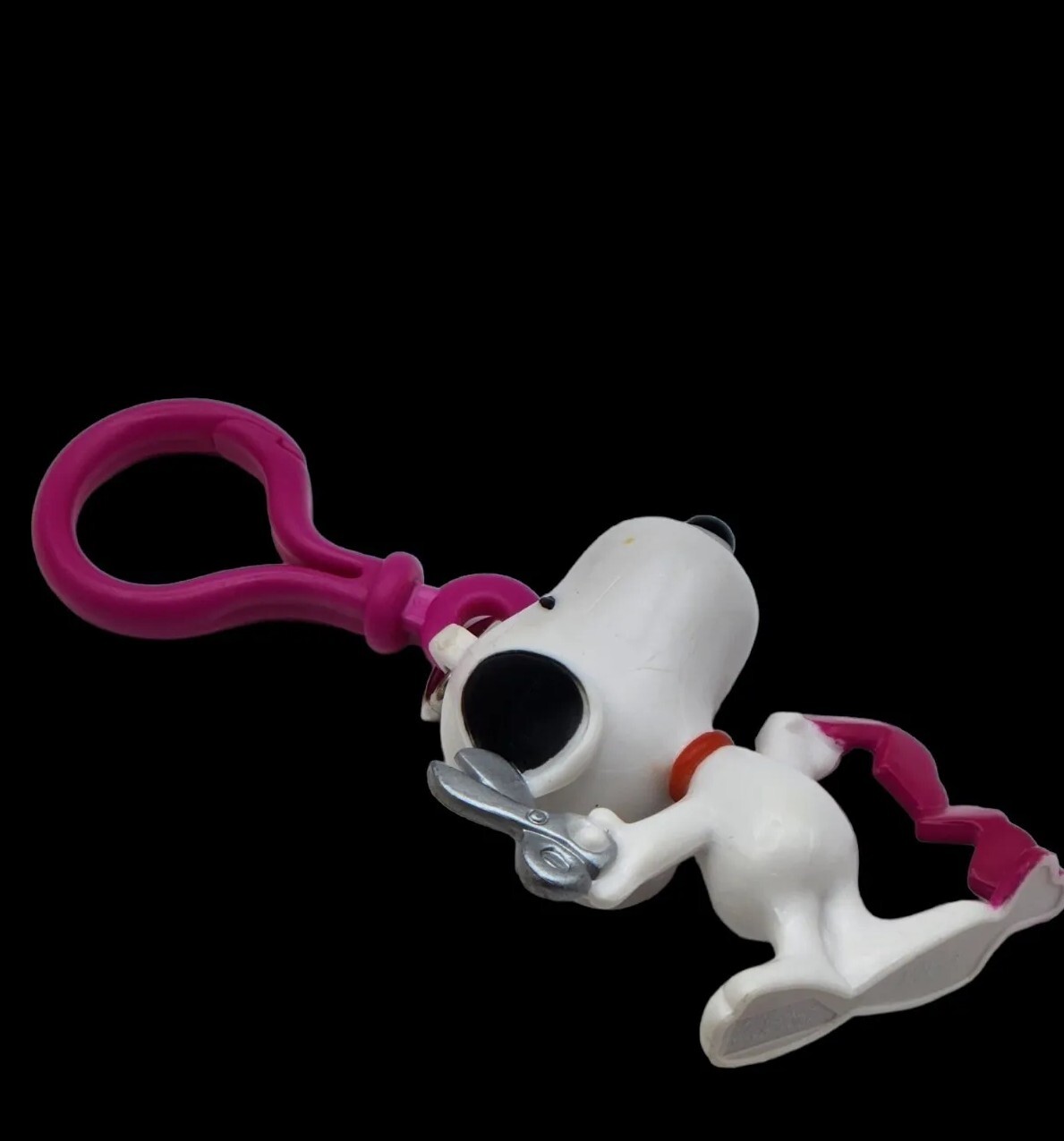 Vintage Peanuts Snoopy Valentines Keychain PVC Figure 3"