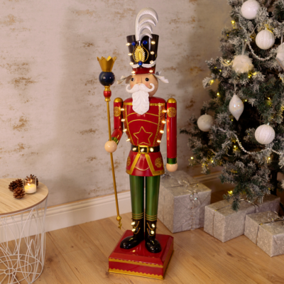Large on sale nutcracker decoration