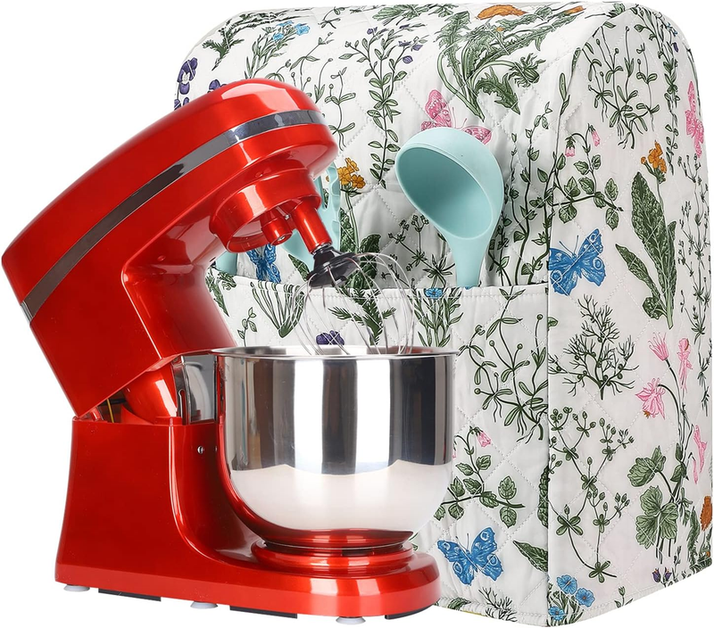 Cover,floral And Plants Kitchen Mixer Cover Compatible With 