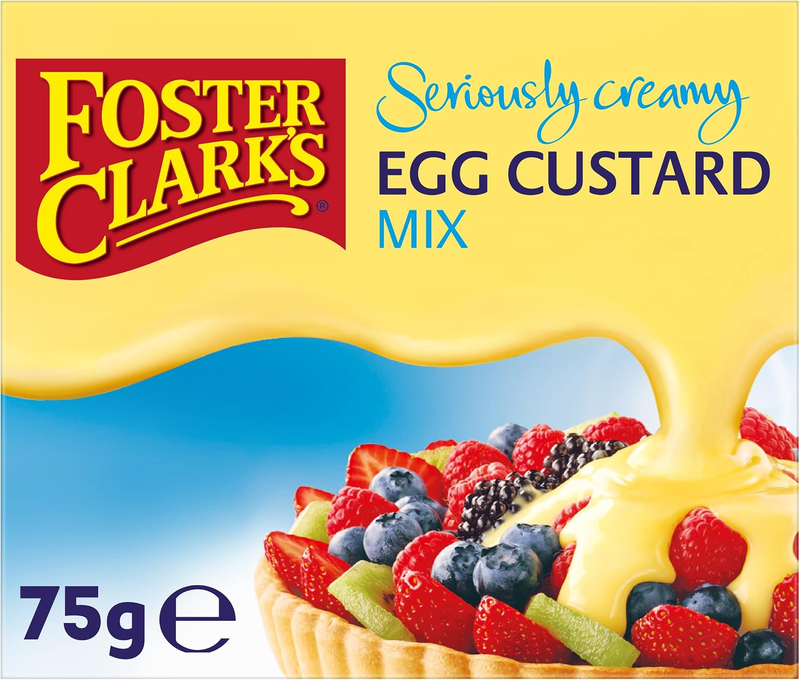 Egg Custard Mix Flavoured Pudding Instant Custard Mix Dessert 75G