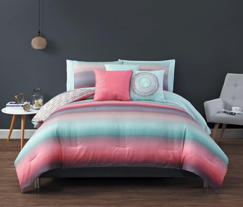 8-Piece Cypress Quilt Set, Twin Quilt Comforter Set, Lightwe