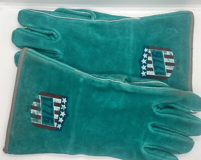 Vintage Leather Cloth Shop Gloves Elliott Glove Co USA Medium/Large NOS 1776