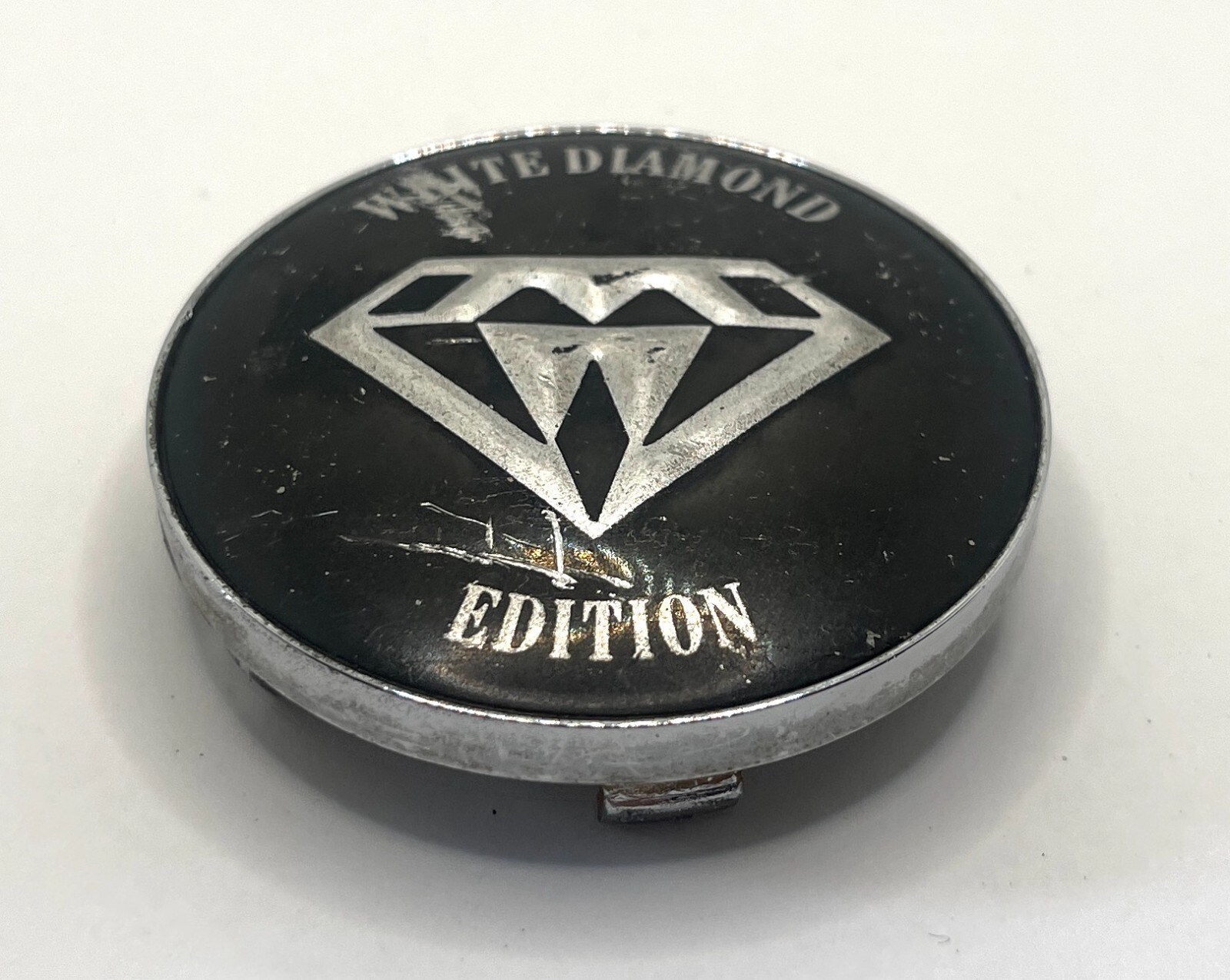メンテナンス 75-emblem 210k62-a White Diamond Black / Silver Wheel Center Cap | eBay
