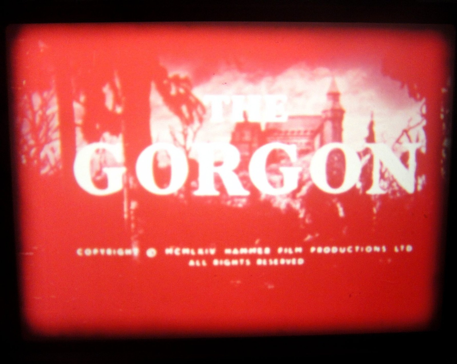 ( GORGON 1964 ) Christopher Lee, Peter Cushing 400' Super 8 COLOR & SOUND