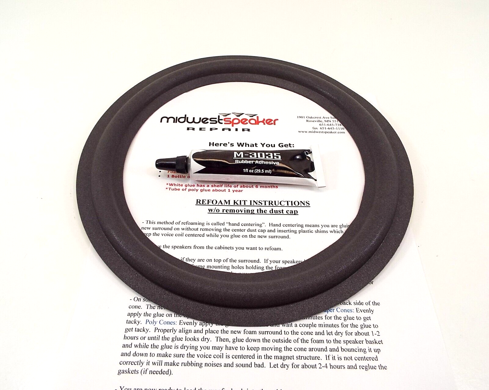 Refoam Kit Ssw-10 Ssw-210 Rs10 Sub - 1 Single Foam