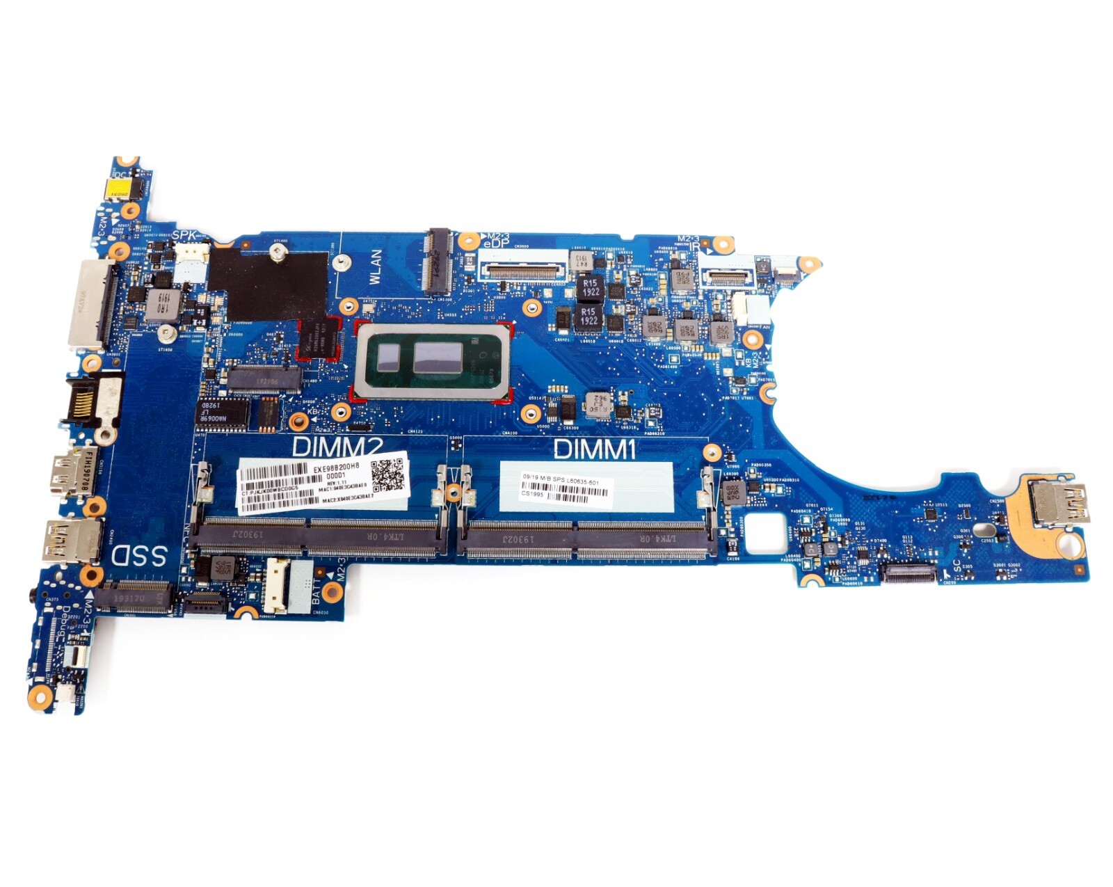HP EliteBook 830 G6 Motherboard CPU I5-8365U 6050A3022401-MB