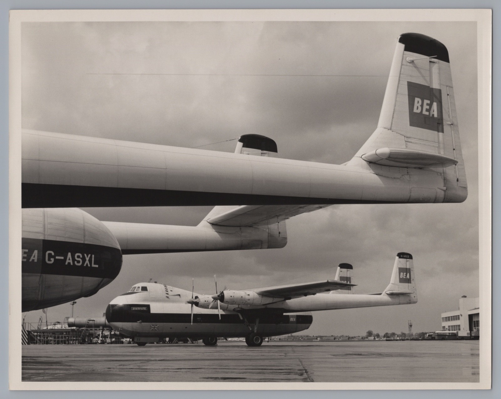 BEA British European Airways Armstrong Whitworth Argosy G-ASXL Press Photo
